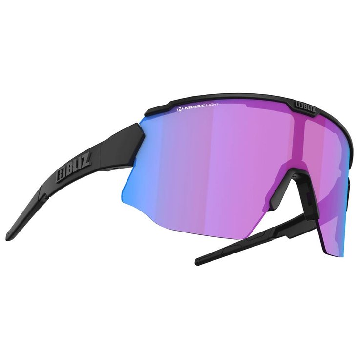 Bliz Lunettes de soleil Breeze Nano Optics Nordic Light Matt Black Light Begonia Présentation