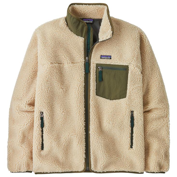 Patagonia Polaire M's Classic Retro X Jacket Dark Natural Basin Green Présentation