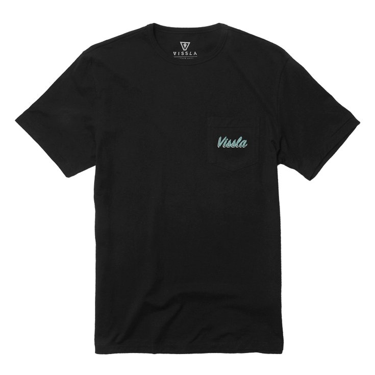 Vissla Tee-shirt Creators Razorblade Eco SS - Black Côté