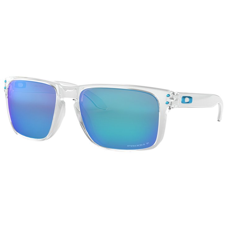Oakley Lunettes de soleil Holbrook XL Polished Clear Prizm Sapphire Polarized Présentation
