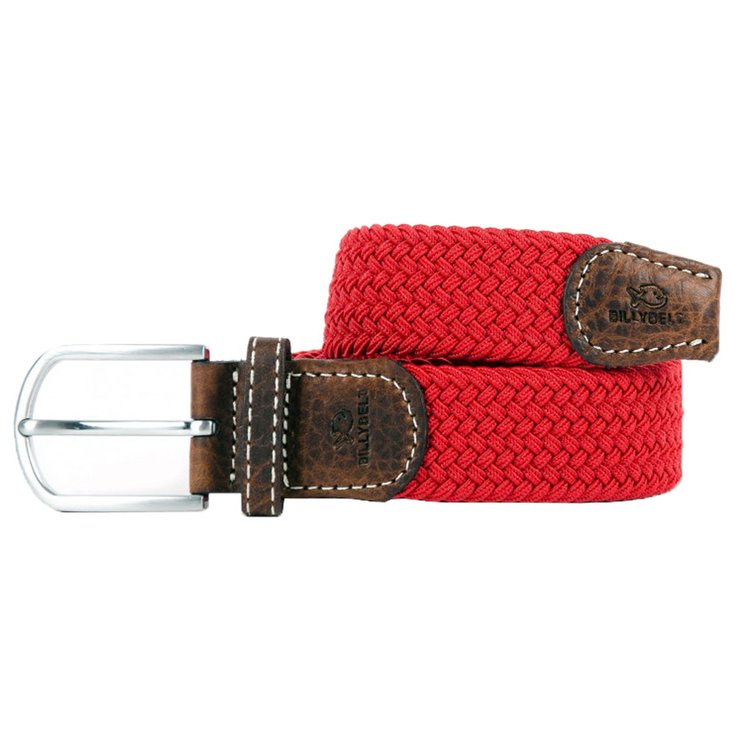BillyBelt Ceinture Tressée Rouge Grenade Présentation