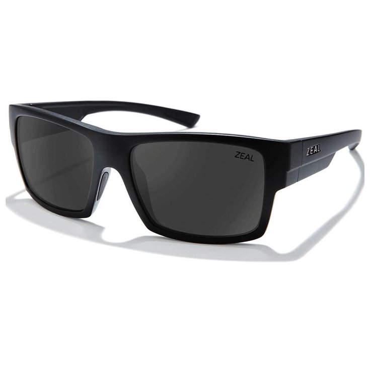 Zeal Lunettes de soleil Ridgway Matte Black Ellume Polarized Dark Grey Présentation
