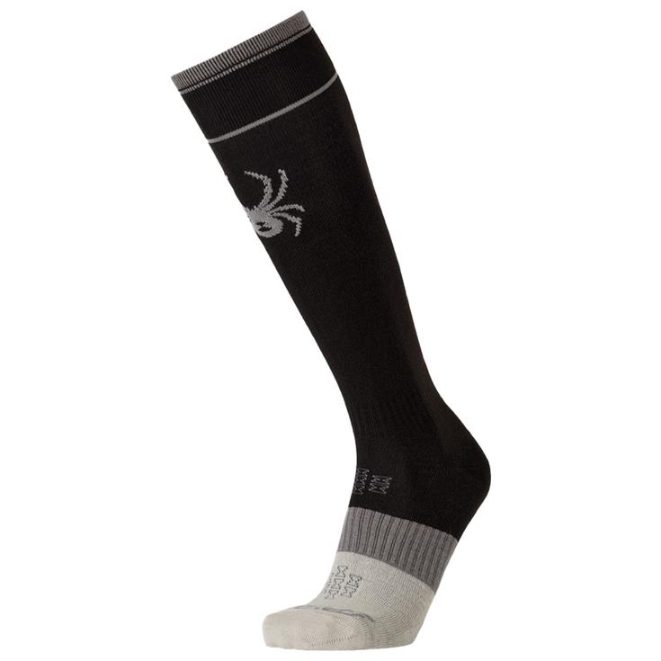 Spyder Chaussettes de ski Mens Pro Liner Ski Socks Black Présentation