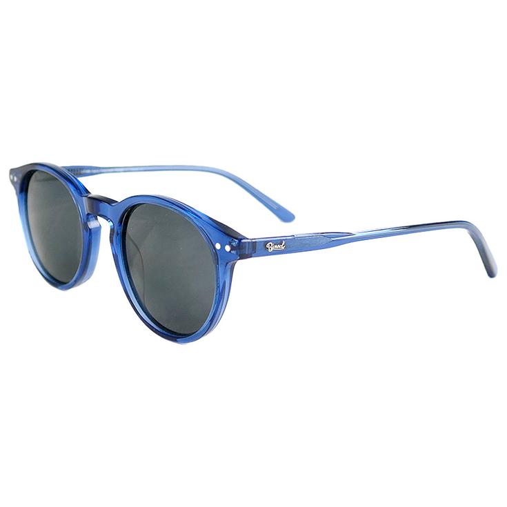 Binocle Eyewear Lunettes de soleil California Shiny Grey Blue Grey Polarized Présentation