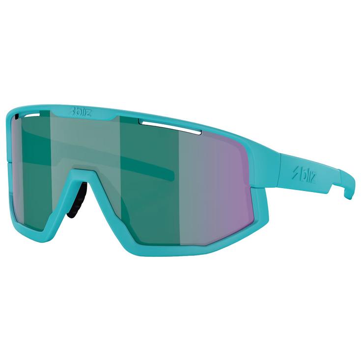Bliz Lunettes de soleil Fusion Small Matte Turquoise Green Blue Green Multi Présentation