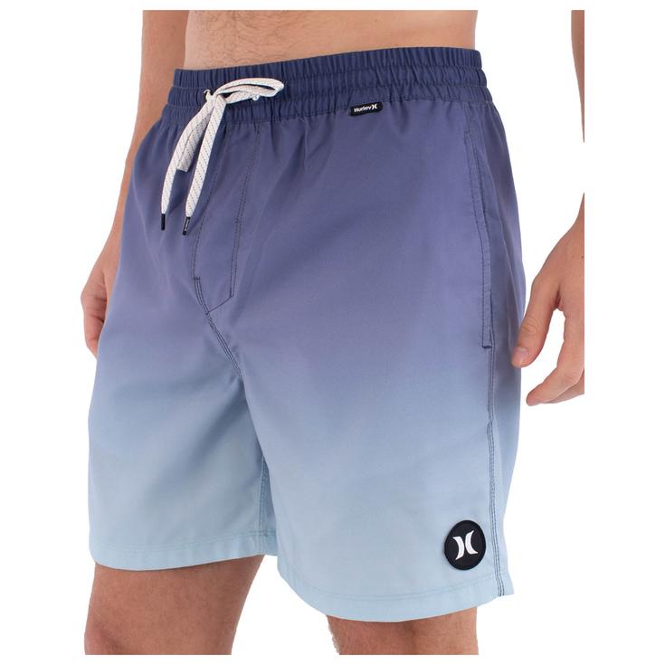 Hurley Boardshort Volley Icon Degradee 17' Black Présentation