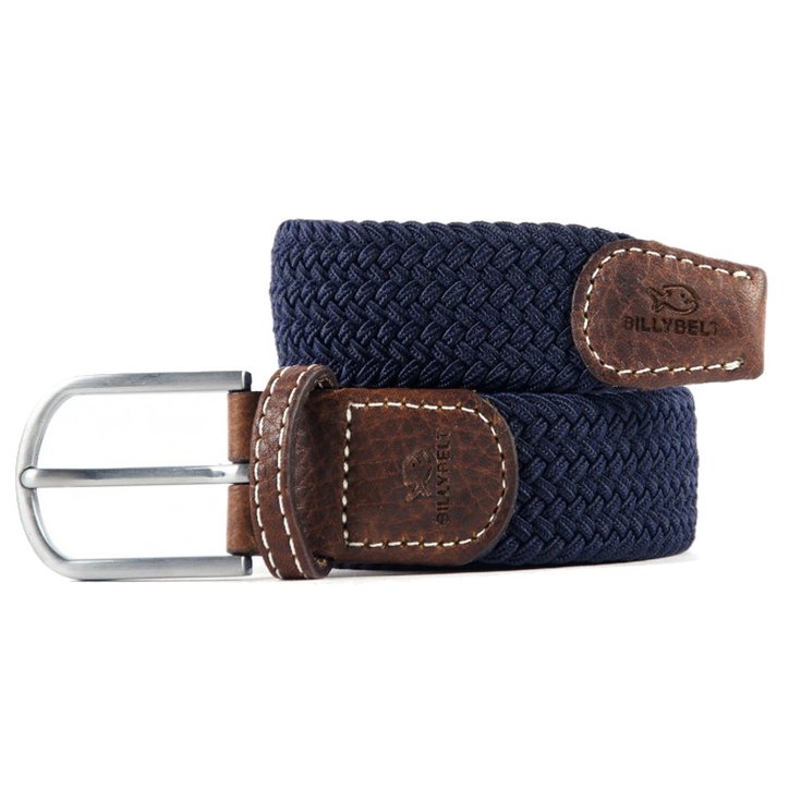 BillyBelt Ceinture Tressée Bleu Marine Présentation