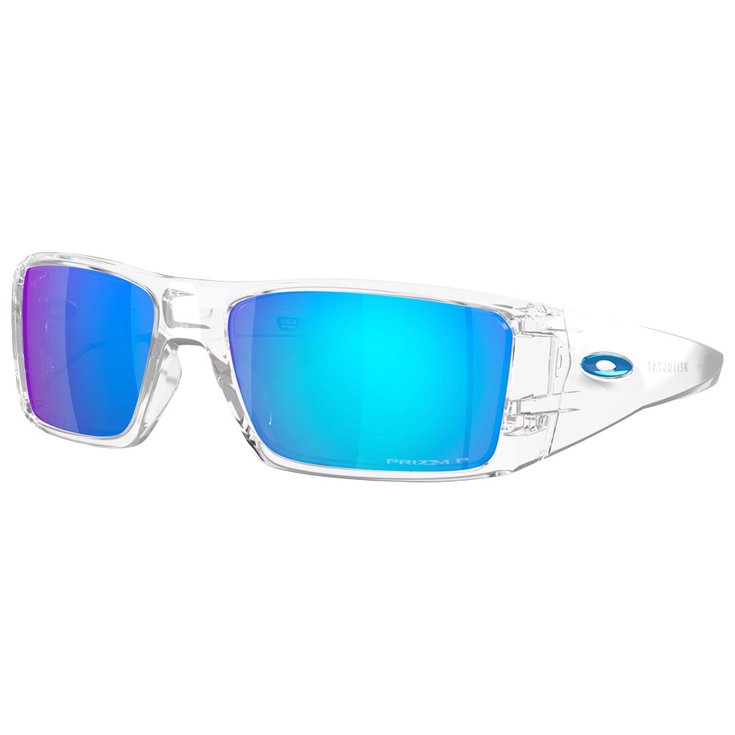 Oakley Lunettes de soleil Heliostat Clear Prizm Sapphire Polarized Présentation