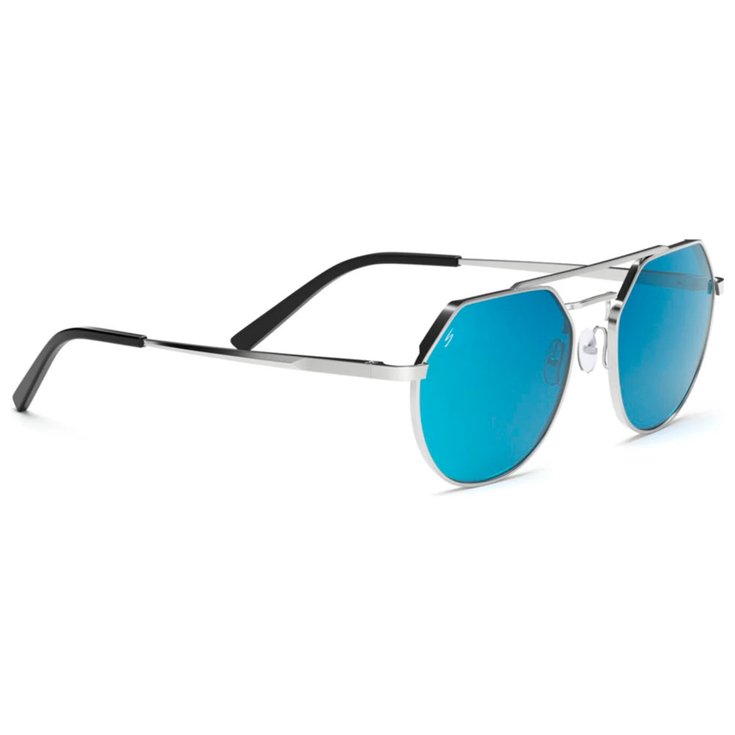 Serengeti Lunettes de soleil Shelby Shiny Silver Spirit Polarized 555nm Blue Présentation