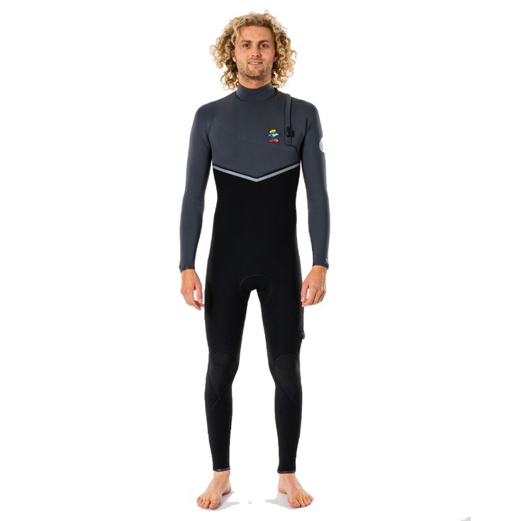 Rip Curl Combinaison Intégrale Manches Longues surf FlashBomb Search Zip Free 4/3 Côté