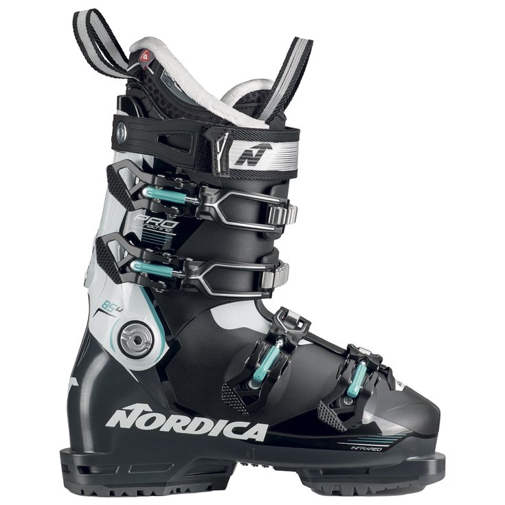 Nordica Chaussures de Ski Pro Machine 85 W Gw Black White Green Devant