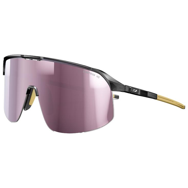Julbo Lunettes de soleil Density Translucide Brillant Noir Marron Clair Spectron Hd 3 Présentation