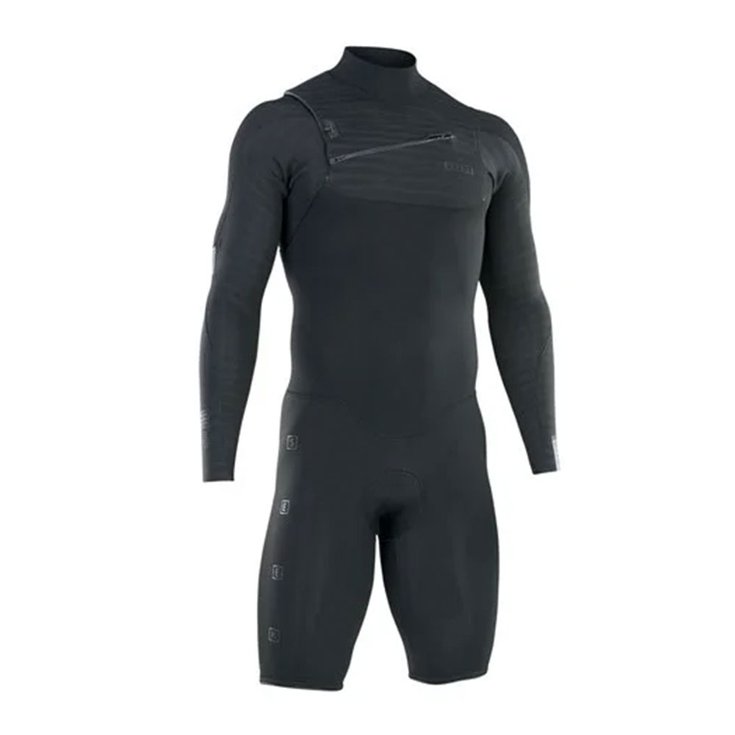 Ion Shorty Seek Core 3/2 Shorty Ls Front Zip Black Présentation