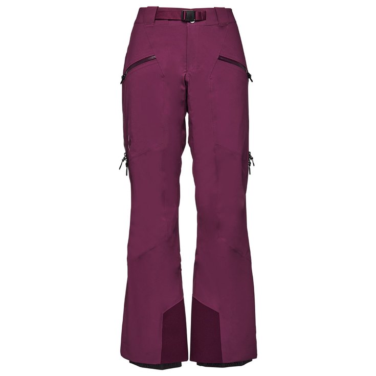 Black Diamond Pantalon Ski W Recon Insulated Pants Blackberry Présentation