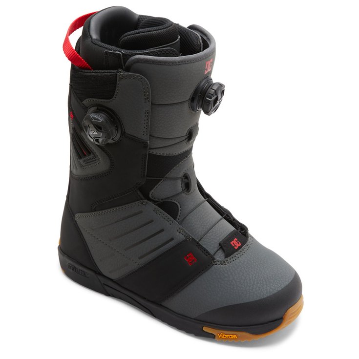DC Boots Judge Black Grey Red Présentation