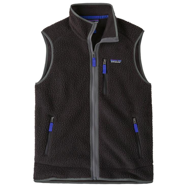 Patagonia Polaire M's Retro Pile Vest Black Forge Grey Présentation