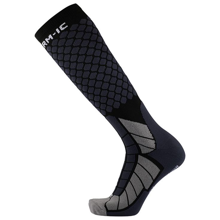 Therm-Ic Chaussettes Ski Magma Cushion Black Anthracite Présentation