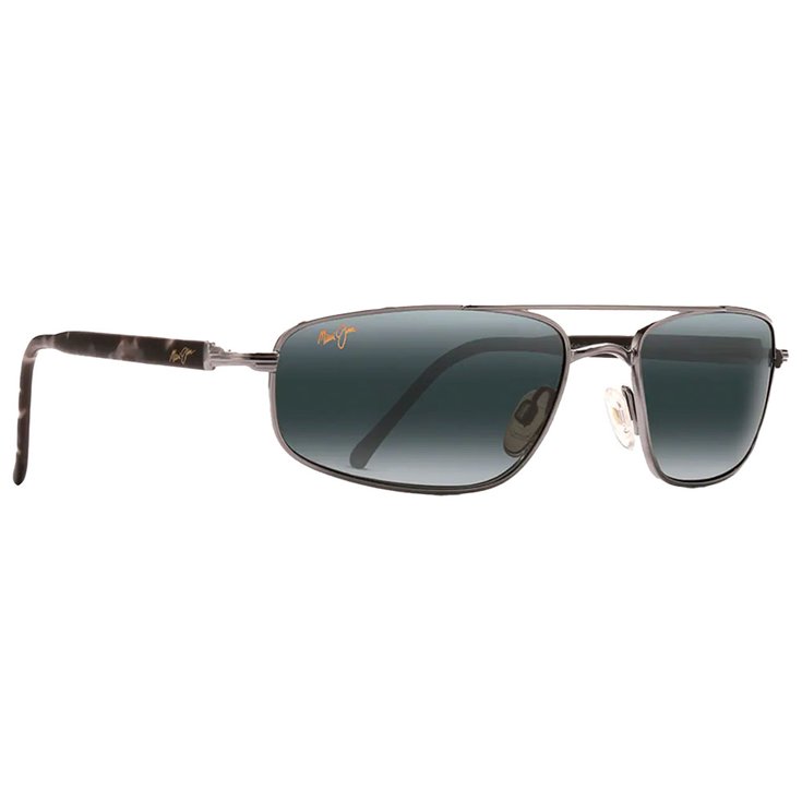Maui Jim Lunettes de soleil Kahuna Gris Acier Gris Neutre Minéral SuperThin Présentation
