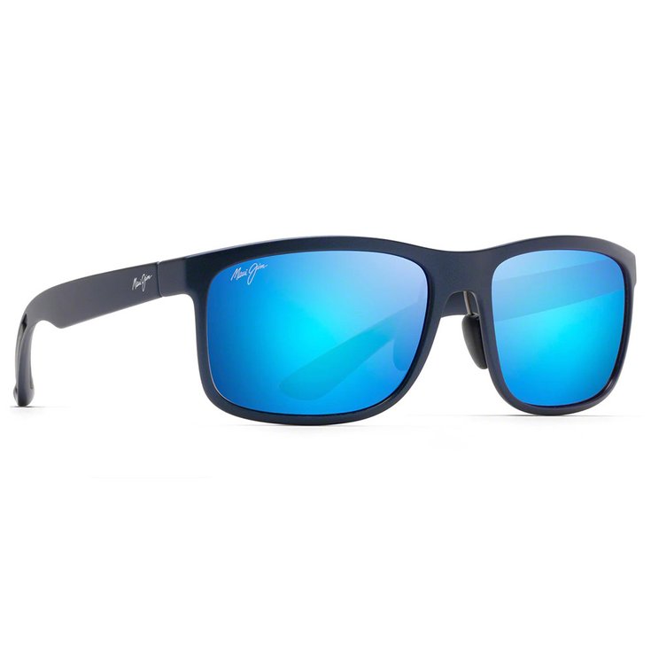 Maui Jim Lunettes de soleil Huelo Bleu Matte Bleu Hawaï MauiPure Présentation