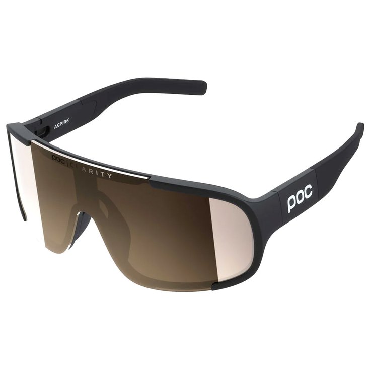 Poc Lunettes de soleil Aspire Uranium Black Clarity Trail Silver Présentation