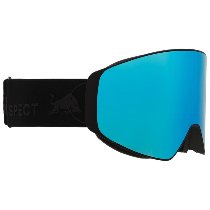 Red Bull Spect Masque de Ski Jamm Matt Black I-Boost Smoke Blue Mirror + Light Pink Présentation