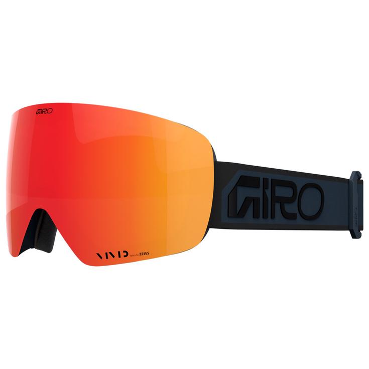 Giro Masque de Ski Contour Indigo Wordmark Vivid Ember + Vivid Infrared Présentation
