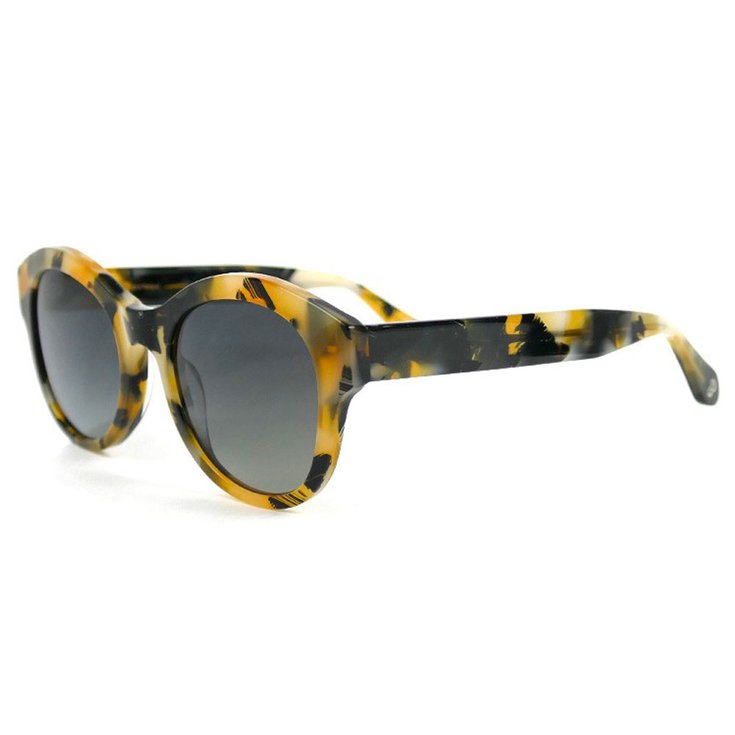 Binocle Eyewear Lunettes de soleil Sophia Shiny Wild Tortoise Gradient Grey Polarized Présentation
