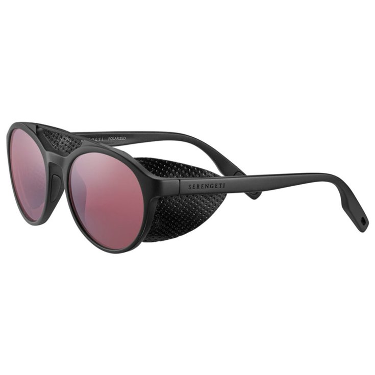 Serengeti Lunettes de soleil Leandro Glacier Matte Black Mineral Polarized Sedona Bi Mirror Présentation