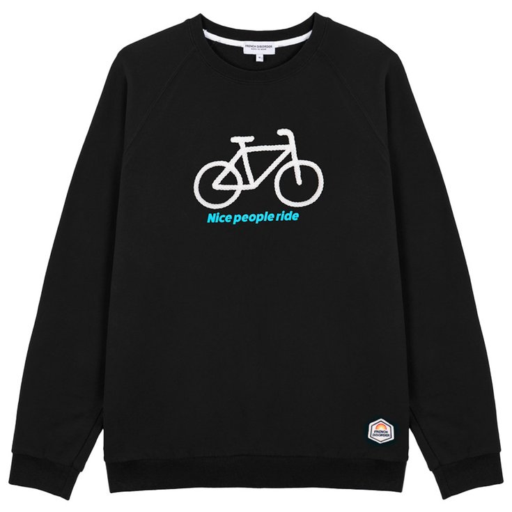 French Disorder Sweat Clyde Nice People Ride Tricotin Anthracite Présentation