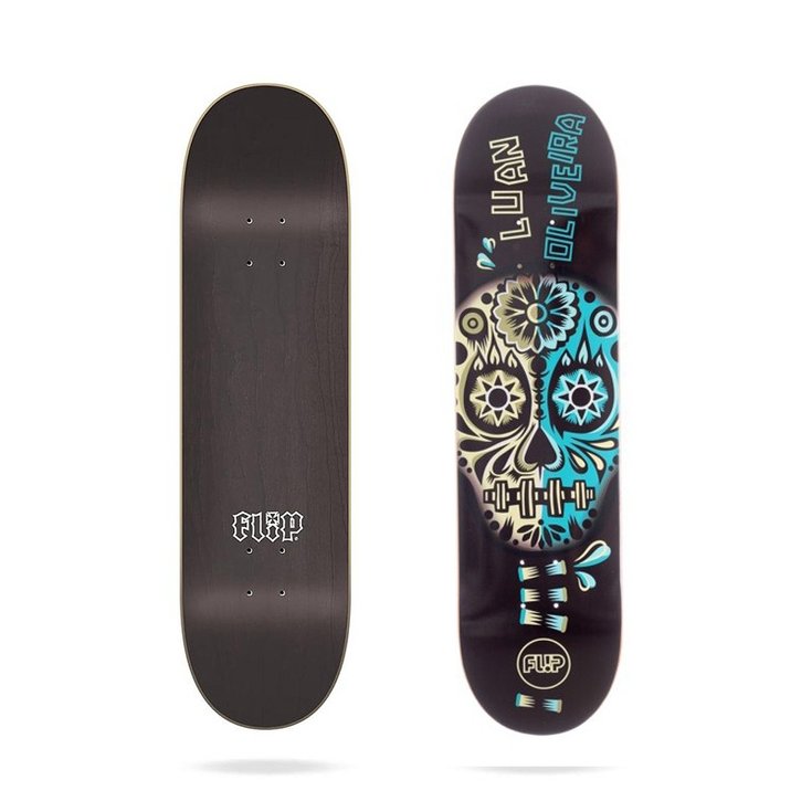 Flip Skate Planche de Skateboard Flip Luan Blacklight - 8.13" - Sans 