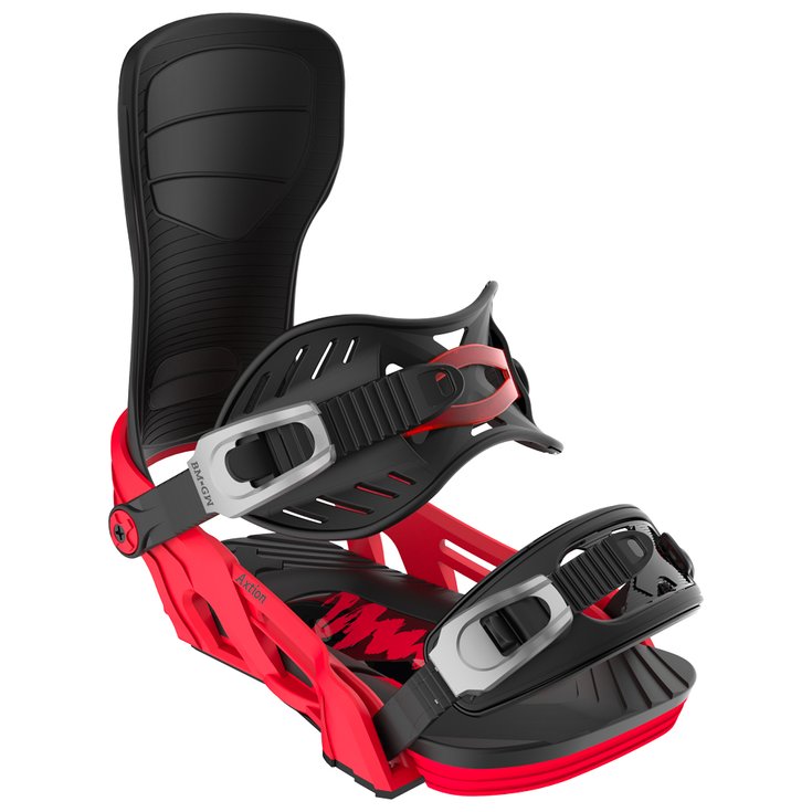 Bent Metal Fix Snowboard Axtion Red Black Présentation