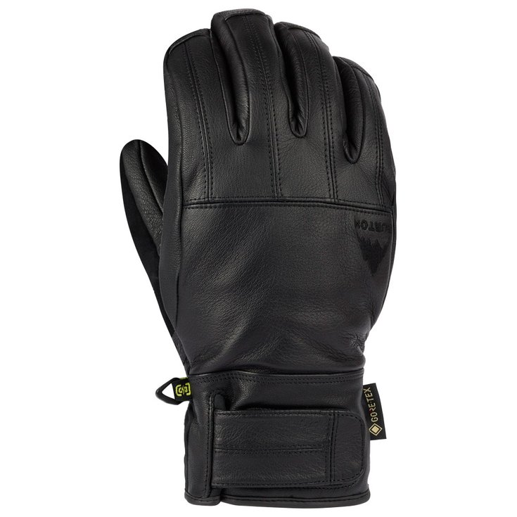 Burton Gant Men's Gondy Gore-Tex Leather Gloves True Black Présentation