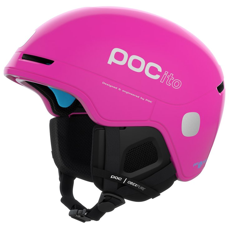 Poc Casque Pocito Obex Spin Fluorescent Pink Côté