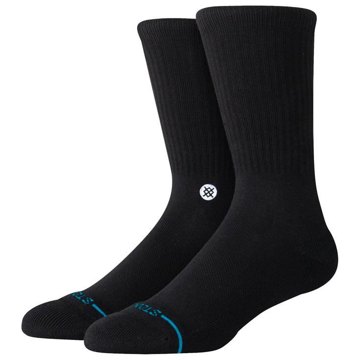 Stance Chaussettes Icon Socks Blackwhite Présentation