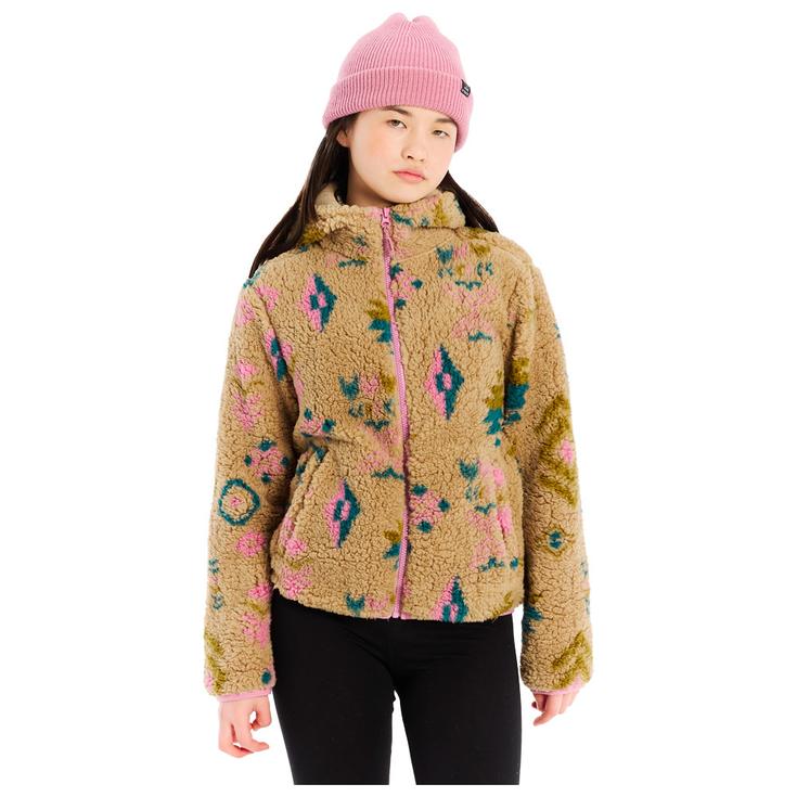 Protest Polaire PrtEvelyn Junior Full Zip Hoody Vintage Pink Présentation