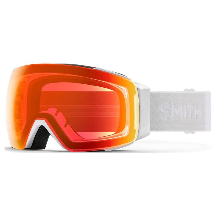 Smith Masque de Ski I/O Mag White Vapor Chromapop Everyday Red Mirror + Chromapop Storm Yellow Flash Présentation