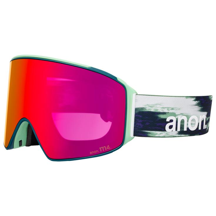 Anon Masque de Ski M4 Cylindrical MFI Family Tree Perceive Sunny Red + Perceive Cloudy Burst Présentation