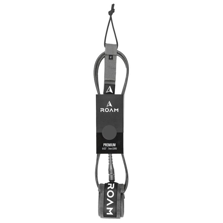 Roam Leash Surf Premium Leash 7Mm Ankle Gray Présentation