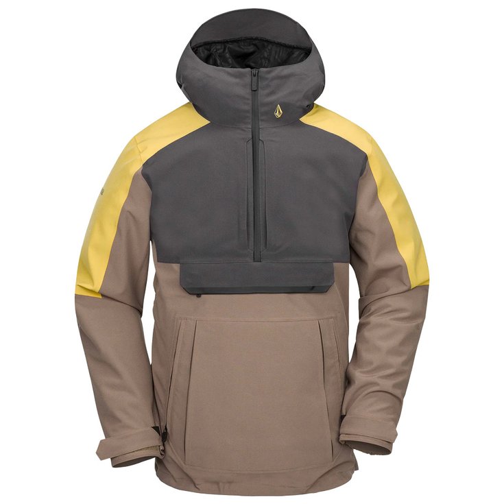 Volcom Blouson Ski Brighton Pullover Chestnut Brown Présentation