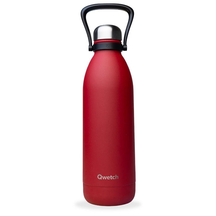 Qwetch Gourde Titan 1.5L Matt Granite Rouge Présentation