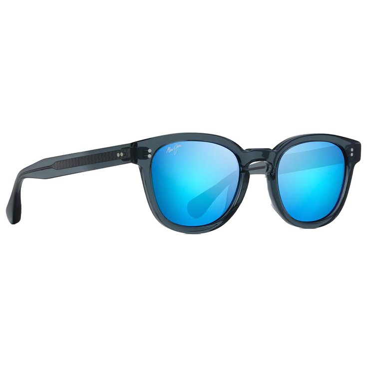 Maui Jim Lunettes de soleil Cheetah 5 Gris Translucide Bleu Hawaï MauiBrilliant Présentation