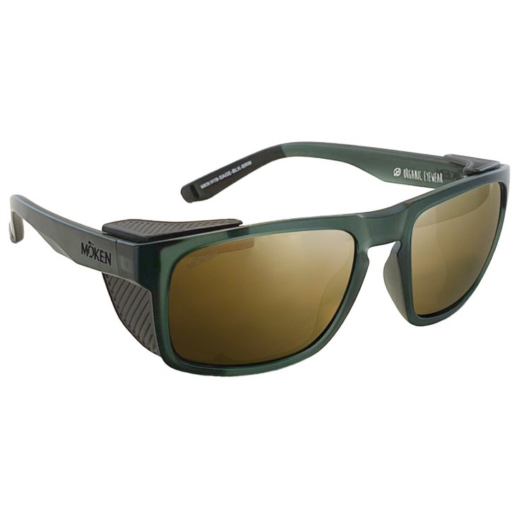 Moken Vision Lunettes de soleil Santo Sage Black Copper Cat.3 Polarized Présentation