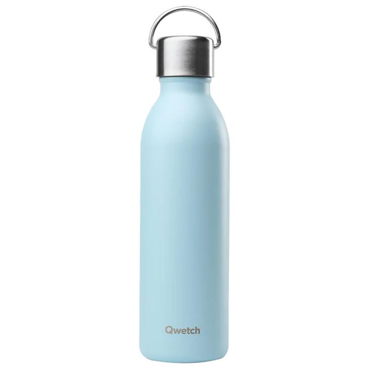 Qwetch Gourde Active 600ml Matt Pastel Bleu Présentation