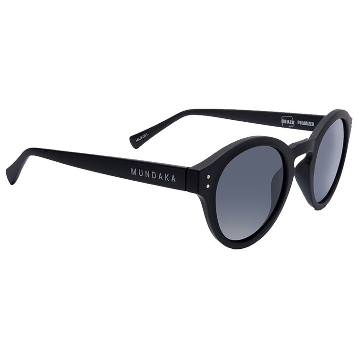 Mundaka Optic Lunettes de soleil Miller Matte Black Smoke Polarized Présentation
