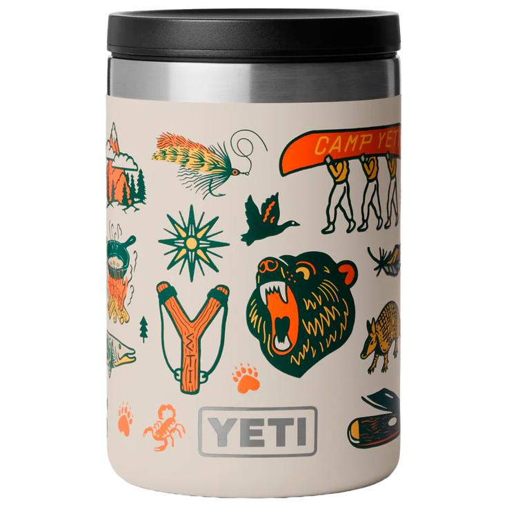 Yeti Popote Rambler Food Jar 16 Oz (473 ml) Cape Summer Camp Présentation