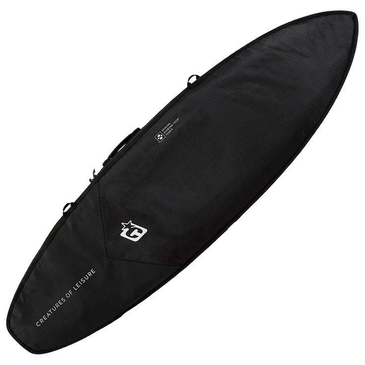 Creatures Housse Surf of Leisure Travel Double DT2.0 Shortboard Black Silver Présentation