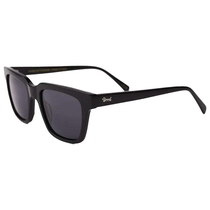 Binocle Eyewear Lunettes de soleil Tokyo Shiny Black Gradient Grey Polarized Présentation