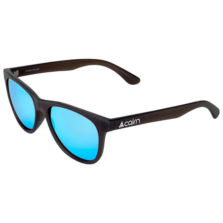 Cairn Lunettes de soleil Foolish Mat Black Blue Polarized Présentation