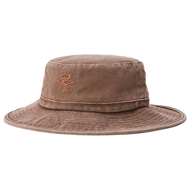 Rip Curl Bob Searchers Mid Brim Hat Chocolate Brown 