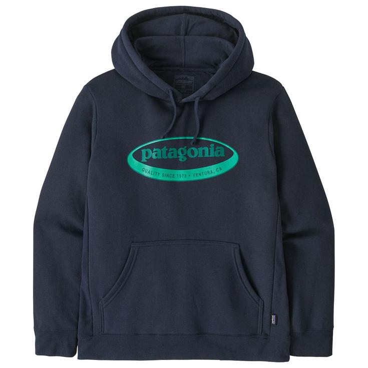 Patagonia Sweat '95 Oval Logo Uprisal Hoody New Navy Présentation